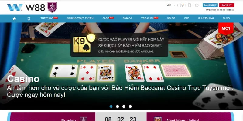 Hướng dẫn chi tiết cách chơi game tại sảnh Casino AG W88