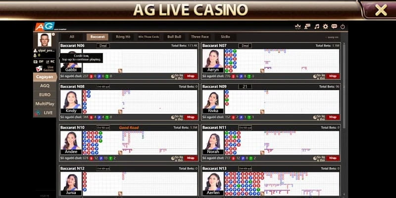 Top 3 trò chơi nổi bật nhất tại sảnh Casino AG W88