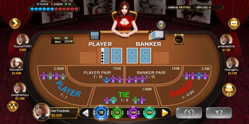 Mẹo chơi Baccarat W88 khi rút thêm bài